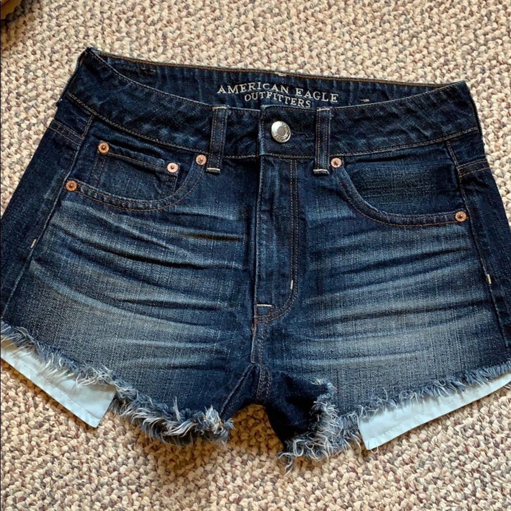 AEO denim shorts size 2